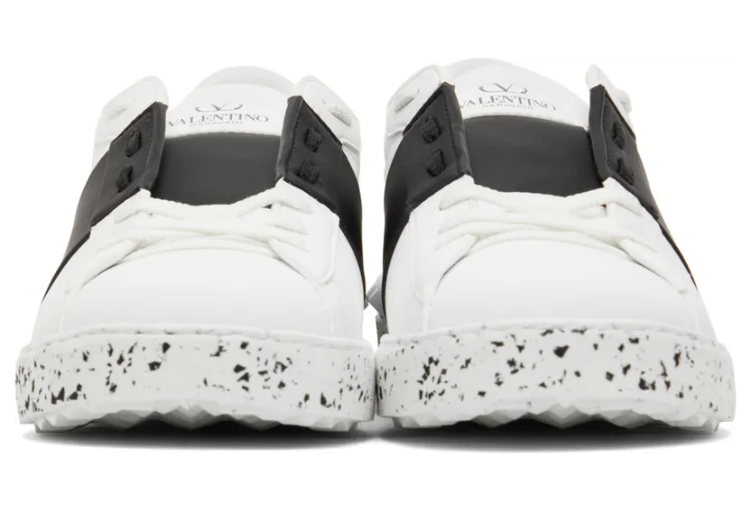 Valentino Garavani White & Black Open For A Change Sneakers (XY2S0830PUD) (2)