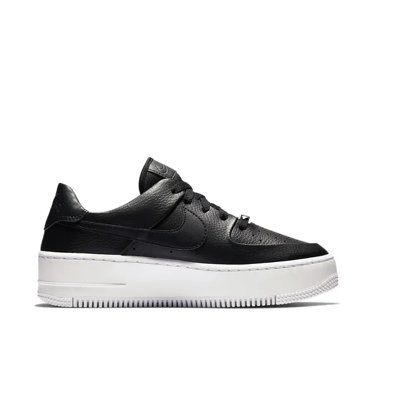 Nike Womens Air Force AF 1 Sage Low Black White (2019) (AR5339-002)