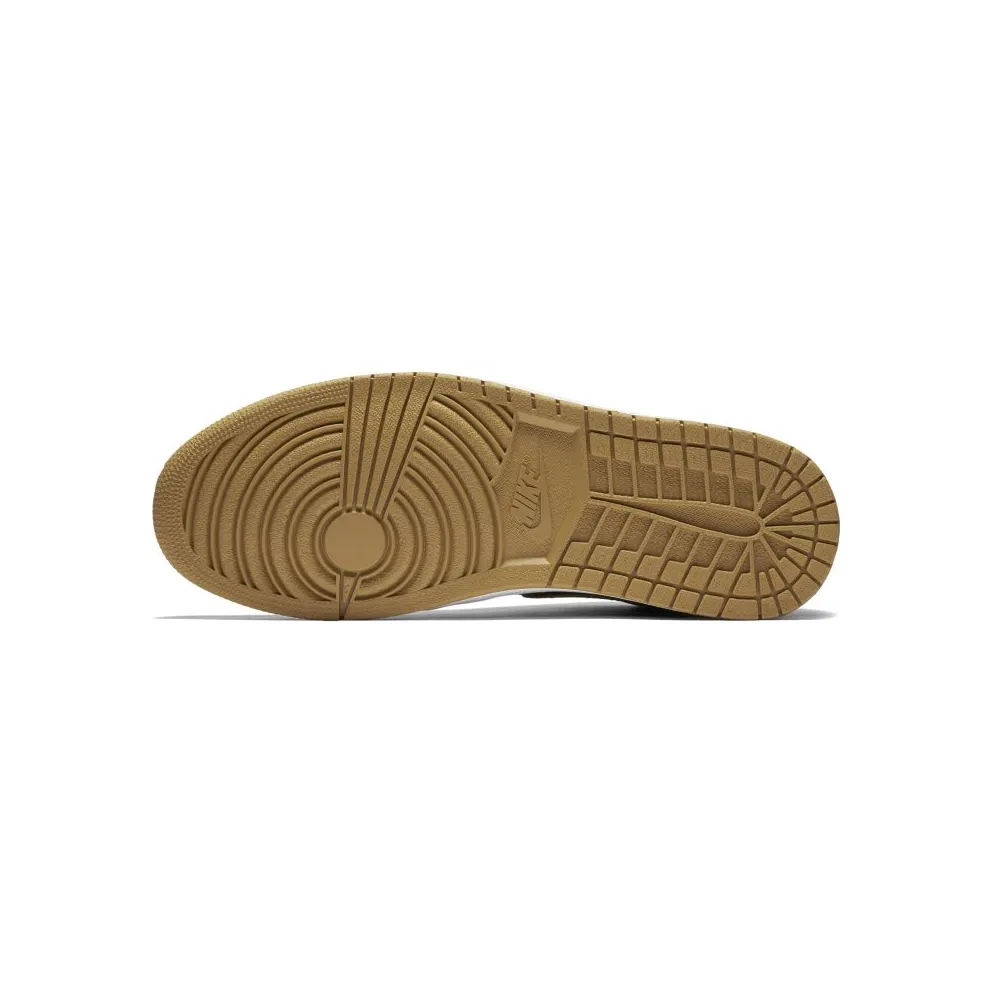 Jordan 1 Retro Mid Black Metallic Gold Black/Black-Metallic Gold-White (554724-042)
