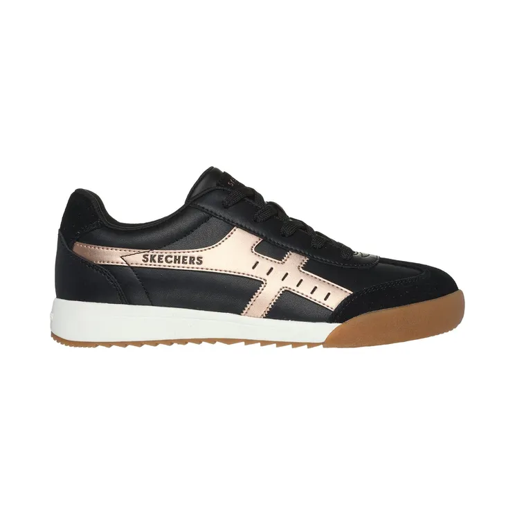 Skechers Zinger – Metallic Roads CM “Black / Rose Gold” (177500BKRG)