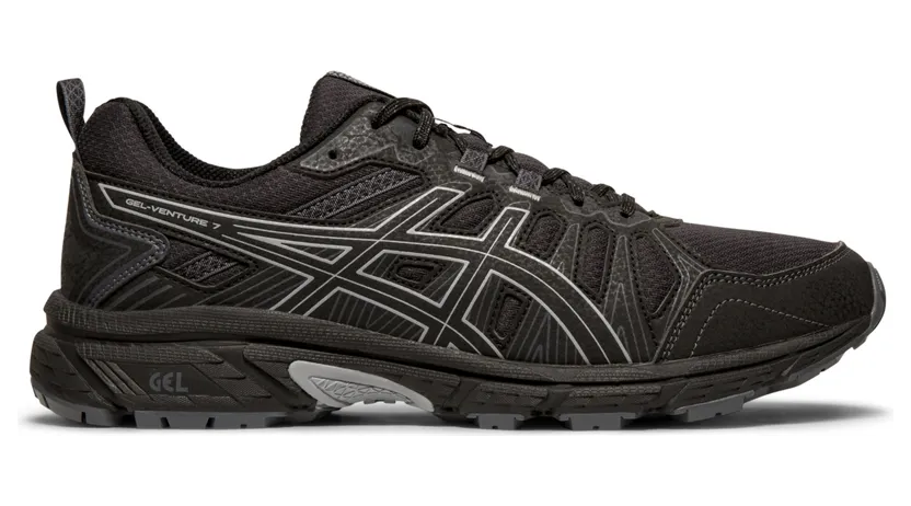 ASICS Gel-Venture 7 Black Sheet Rock (4E Wide) (1011A561-001)