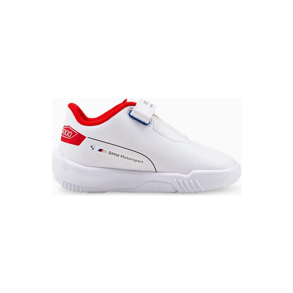 Puma BMW M Motorsport Drift Cat Delta Baby Motorsportschuhe Weiß/Blau (307121-02)