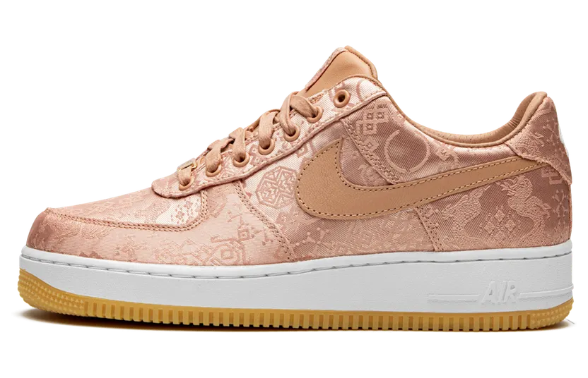 Nike Air Force 1 Low CLOT – Rose Gold Silk (CJ5290-600)