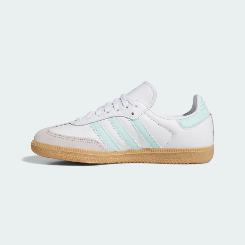 Adidas Samba OG GS “White Semi Flash Aqua” (JP5481)