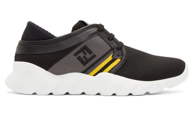 Fendi Black Forever Fendi Running Sneakers (7E1241 – A7M9)