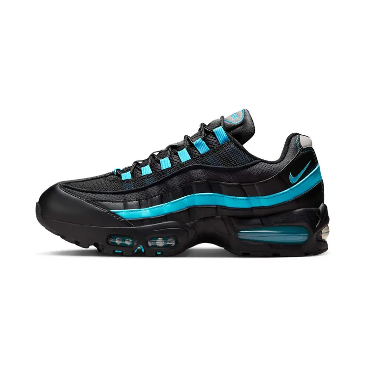 Nike Air Max 95 OG Big Bubble “Black / Pearl Grey / Baltic Blue” (IB1667-001)