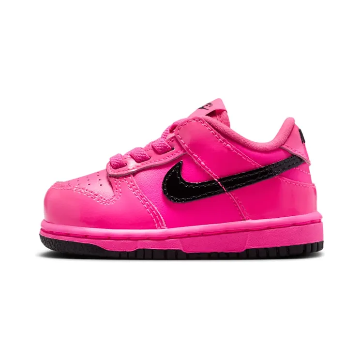 Nike Dunk Low SE Pink Blast Black Patent (IV2593-600)
