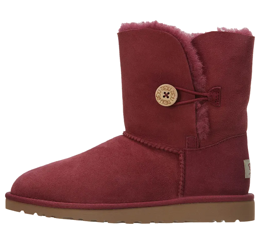 Ugg Bailey Button Boots GS “RED PLUM” (5991Y-RPL)