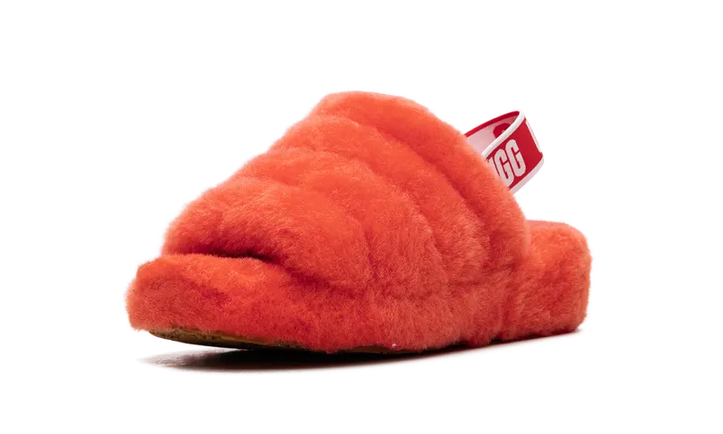Ugg Fluff Yeah Slide “Red Currant” (1095119-RCRR)