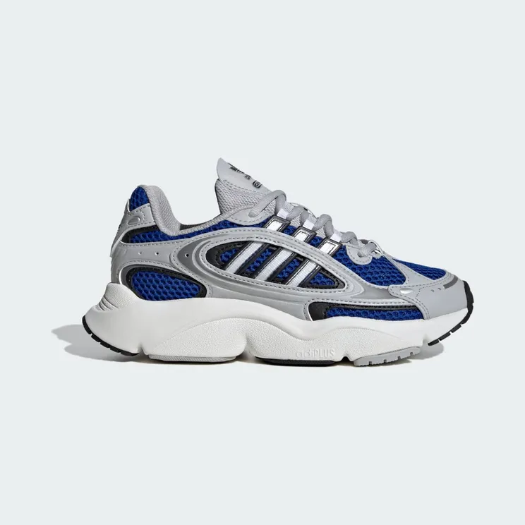 adidas OZMILLEN Shoes Kids Grey Two / Core Black / Royal Blue (ID0695)