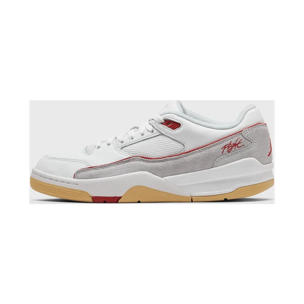 Jordan FLIGHT COURT Summit White / Pure Platinum / Sesame / University Red