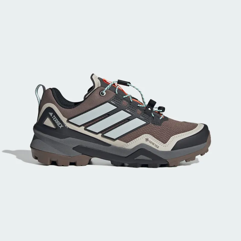 adidas Terrex Skychaser Gore Tex Hiking Earth Strata Grey One Semi Flash Aqua (JQ9935)