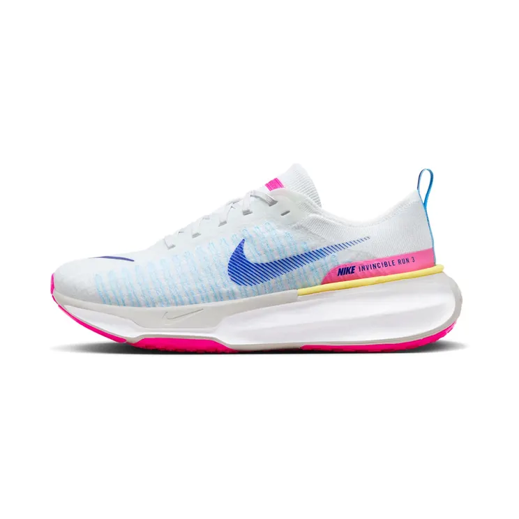 Nike ZoomX Invincible Run 3 “White / Photon Dust / Fierce Pink / Deep Royal Blue” (DR2615-105)