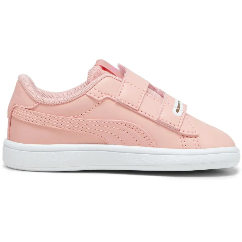 Puma Smash Owl Peach für Kids, weiß, Größe 21 EU / 4,5 Kids UK (394435)