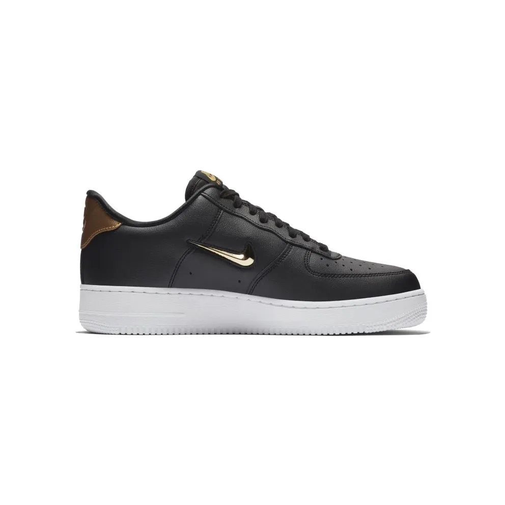 Nike Air Force 1 Low Jewel Black Metallic Gold Black/Metallic Gold-White (AJ9507-003)