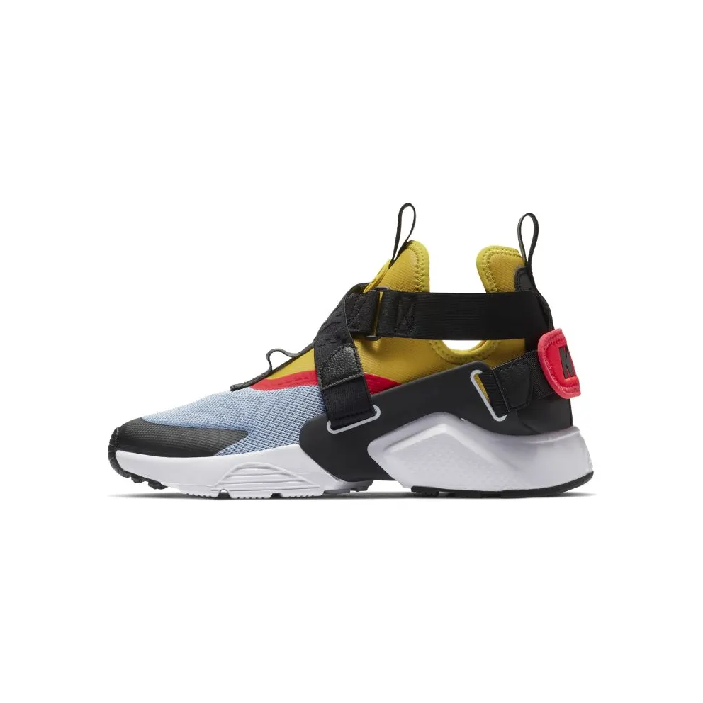 Nike Air Huarache City Aluminum Bright Citron Bright Crimson (W) Aluminum/Bright Citron-Bright Crimson-Black (AH6787-401)
