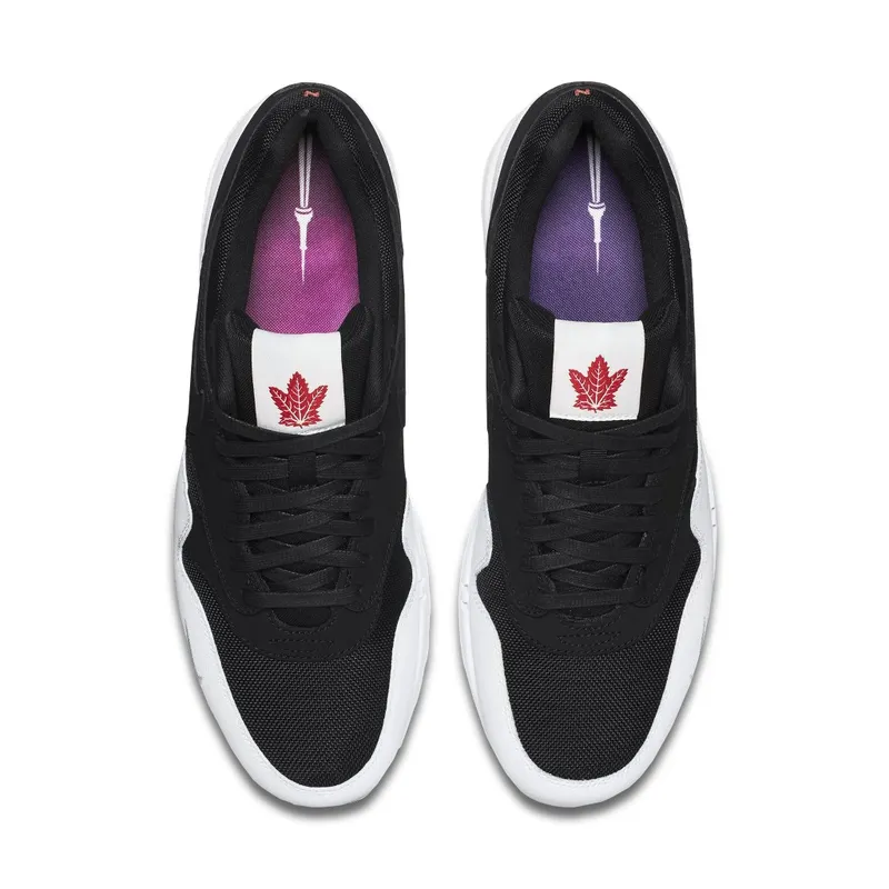 Nike Air Max 1 Canada the 6 Black/Black-University Red (704997-006)