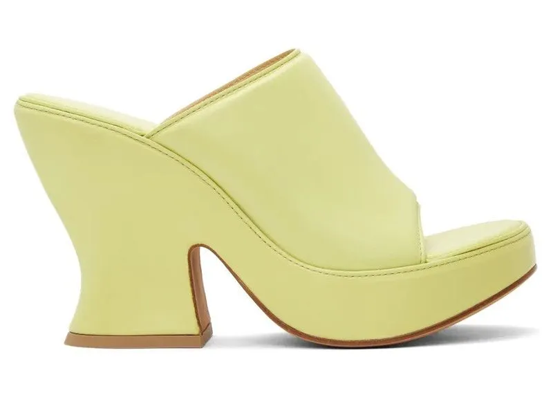 Bottega Veneta Wedge Sandal Light Green (658979VBSD03492)
