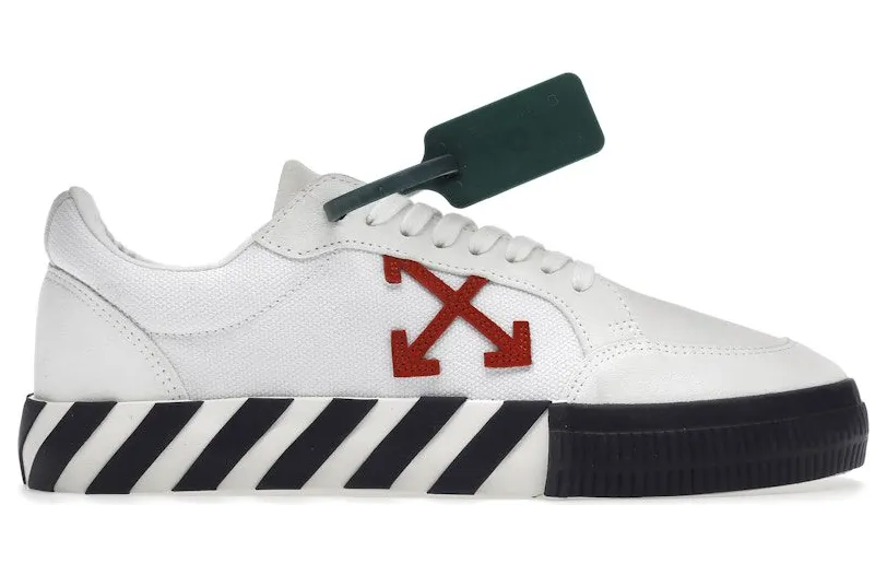 OFF-WHITE Vulc Low White Red Black SS22 (OMIA085S22LEA0010125)