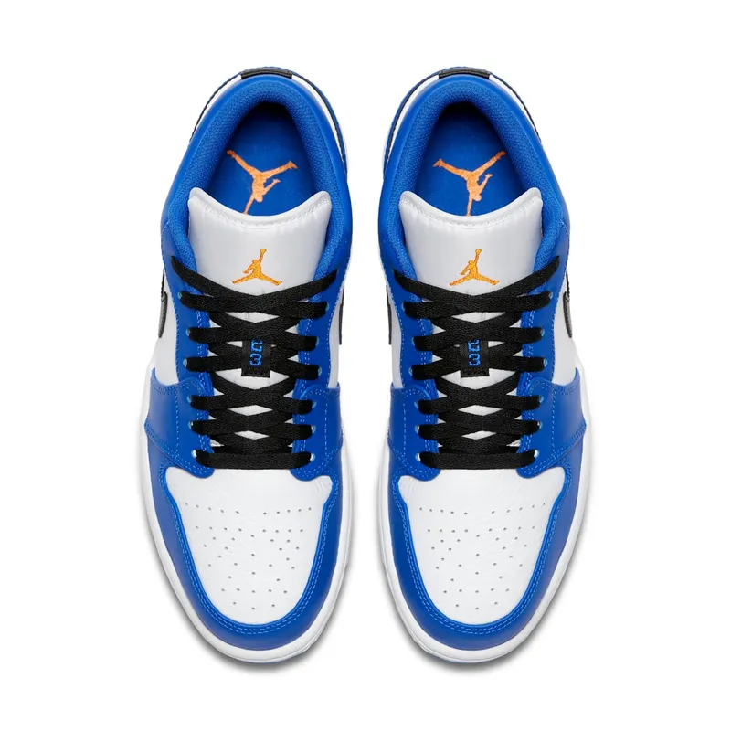Air Jordan 1 Low Hyper Royal Orange Peel (553558-401)