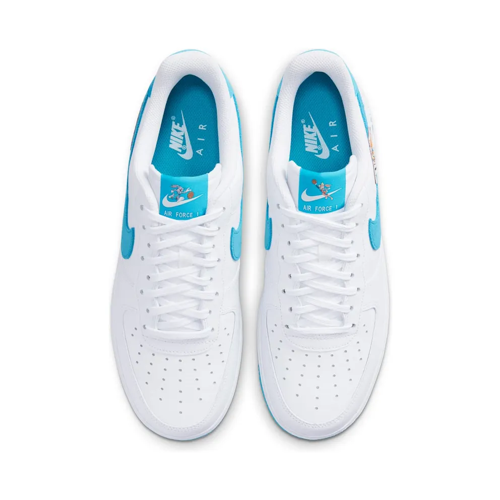 Nike Air Force 1 Low Hare Space Jam (GS) (2021) – “White / Light Blue Fury / White” (DJ7998-100)
