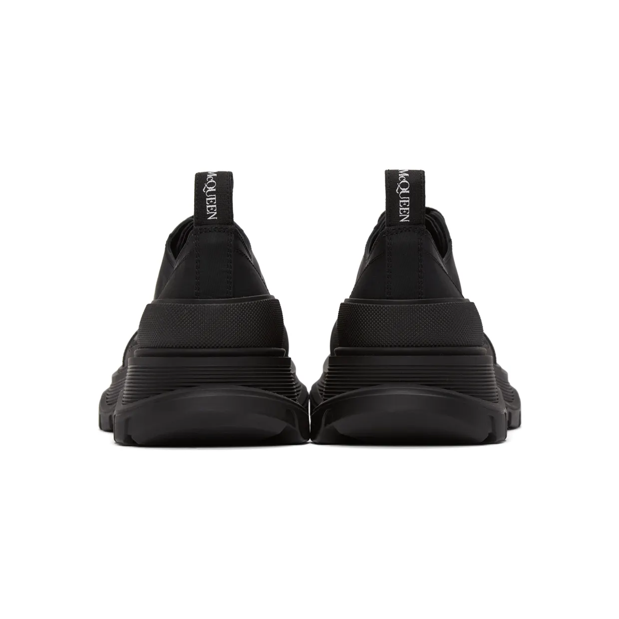 Alexander McQueen White & Black Tread Slick Graffiti Sneakers (682421W4RQ2) (4)
