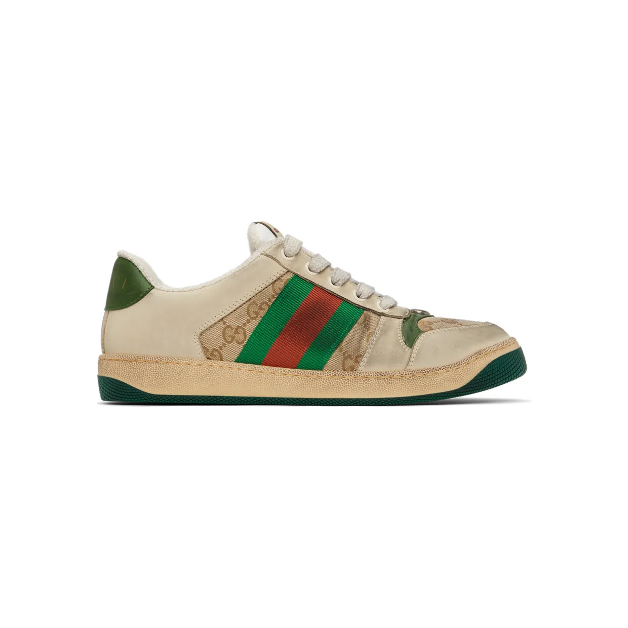 Gucci Beige Screener GG Sneakers (546551 9Y920)