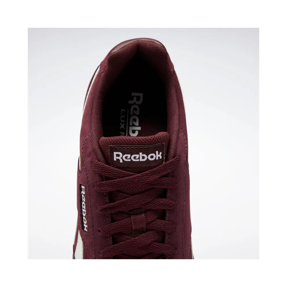 Reebok Royal Glide LX Shoes Maroon / White / Maroon