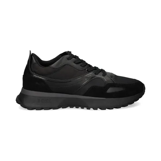 Hugo Boss Boss mit Materialmix aus Mesh und Leder “Black” (50536496)