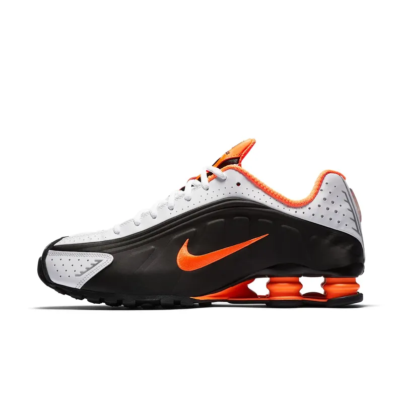Nike Shox R4 Dutch Orange Black/White-Reflect Silver-Dutch Orange (104265-046)