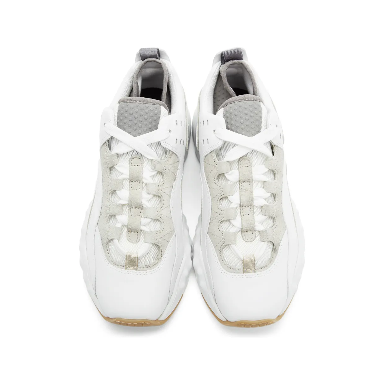 Acne Studios White Nappa Sneakers (AD0285-) (5)