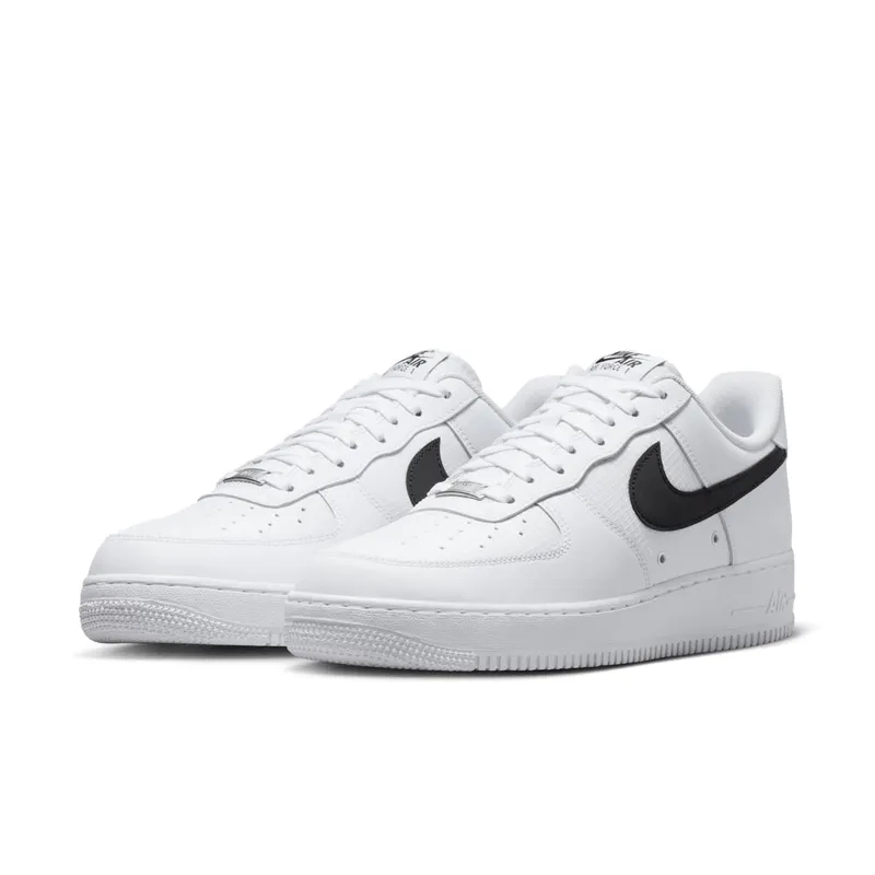 Nike Air Force 1 White/White/Black (IR0952-100)