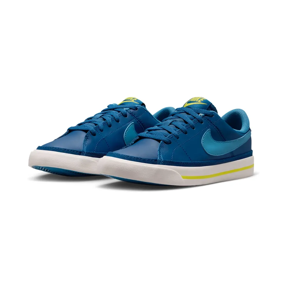 NikeCourt Legacy Court Blue / Sonic Yellow / Phantom (DA5380-402)