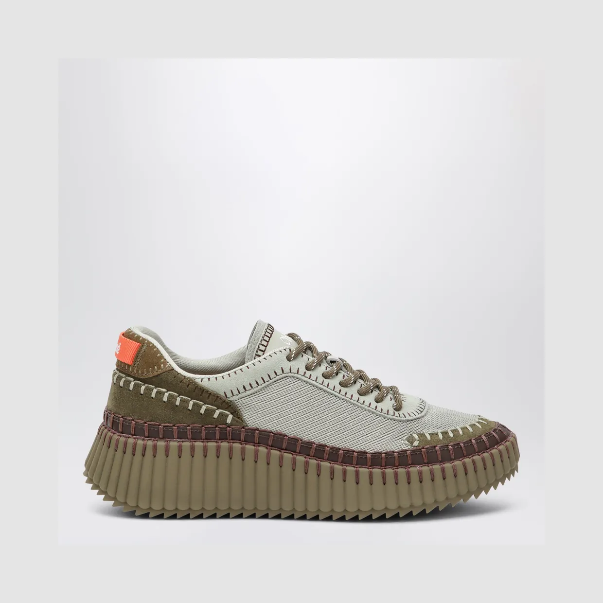 Nama sneakers in military green CH26A00RYP/T_CHLOE-23Q_500-41 (2)