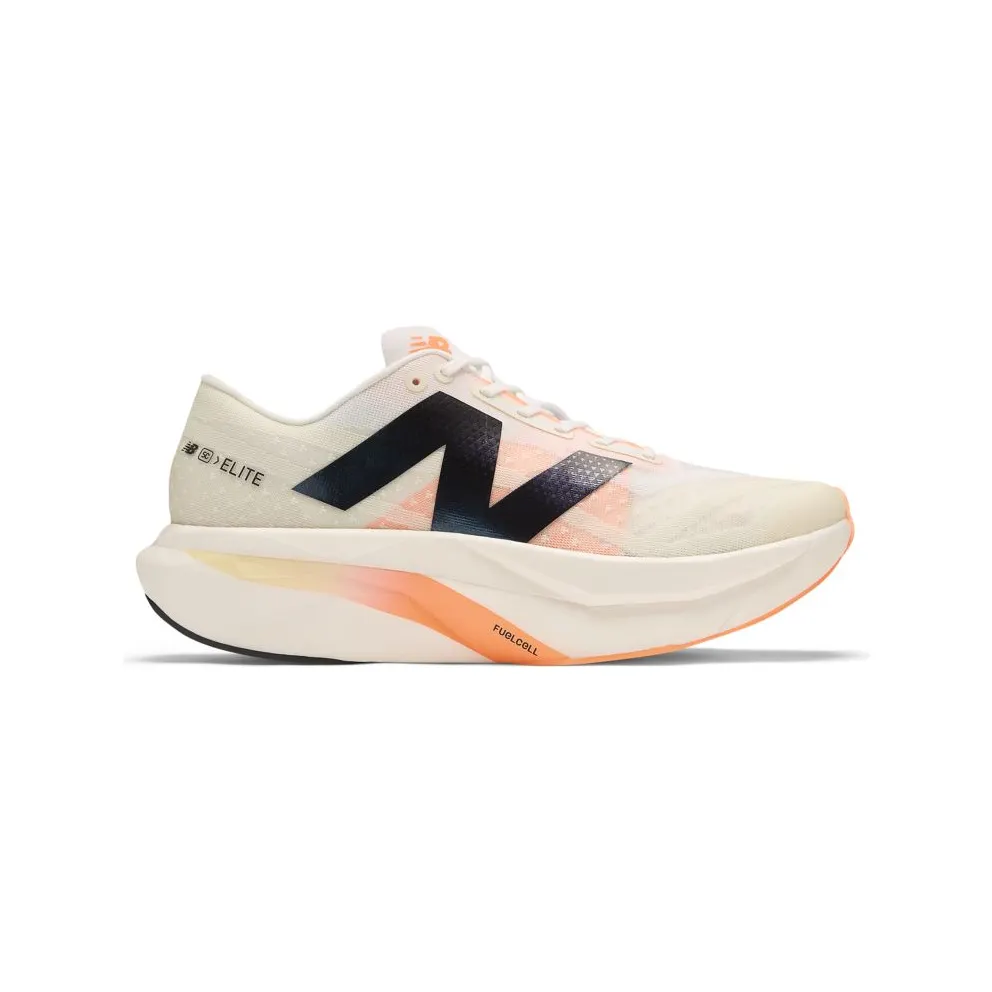 New Balance FuelCell SuperComp Elite v4 White Angora Hot Mango (MRCELCW4)