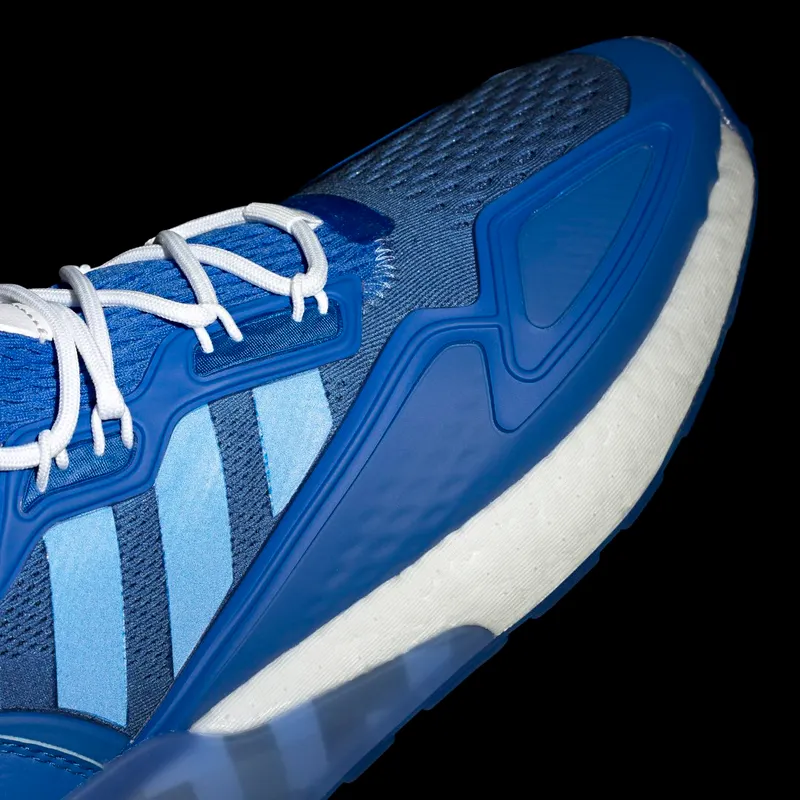 adidas ZX 2K Boost Ninja Time In Blue Blue/Cloud White/Collegiate Green (FZ1883)