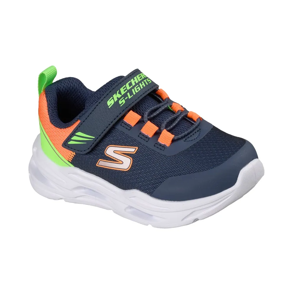 Skechers S-Lights: Lil’ Glide-Step Lights Sneaker Marine
