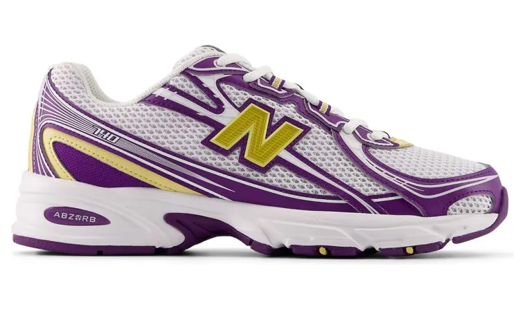 New Balance 740 White Purple Yellow (U740PV2)