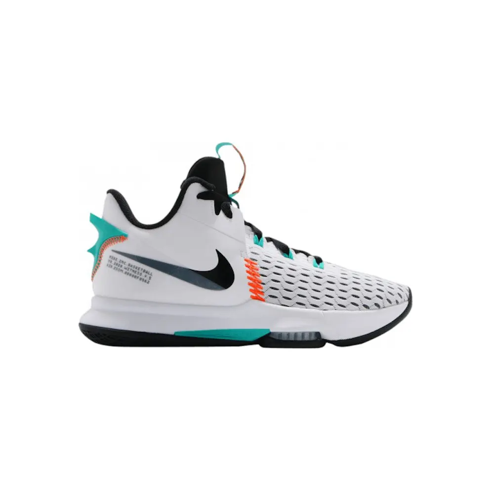 Nike LeBron Witness 5 White Clear Jade (CQ9380-100)