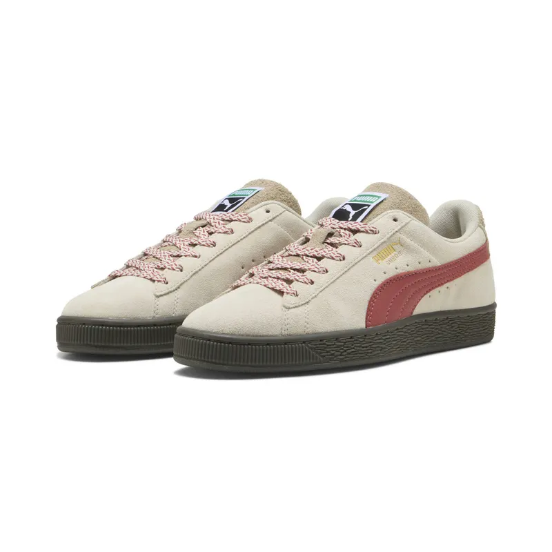 Puma Suede Fuzzy “Alpine Snow / Gum” (403227_02)