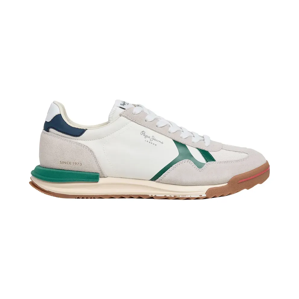 Pepe Jeans PèPè sneaker Navy / Light Grey / Smaragd / Off-White (PMS600025-803)