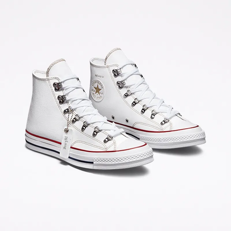 Converse pgLang voor Converse Chuck 70 White/irish Cream/navy (A00691C)
