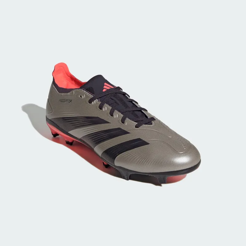 adidas Predator League FG Platinum Metallic Aurora Black Turbo (IF6349)