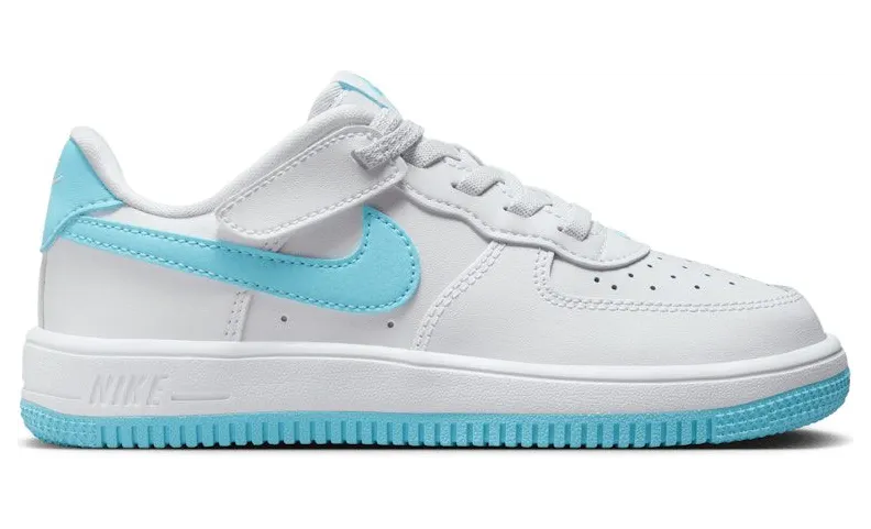 Nike Force 1 Low EasyOn White Aquarius Blue (FN0237-107)