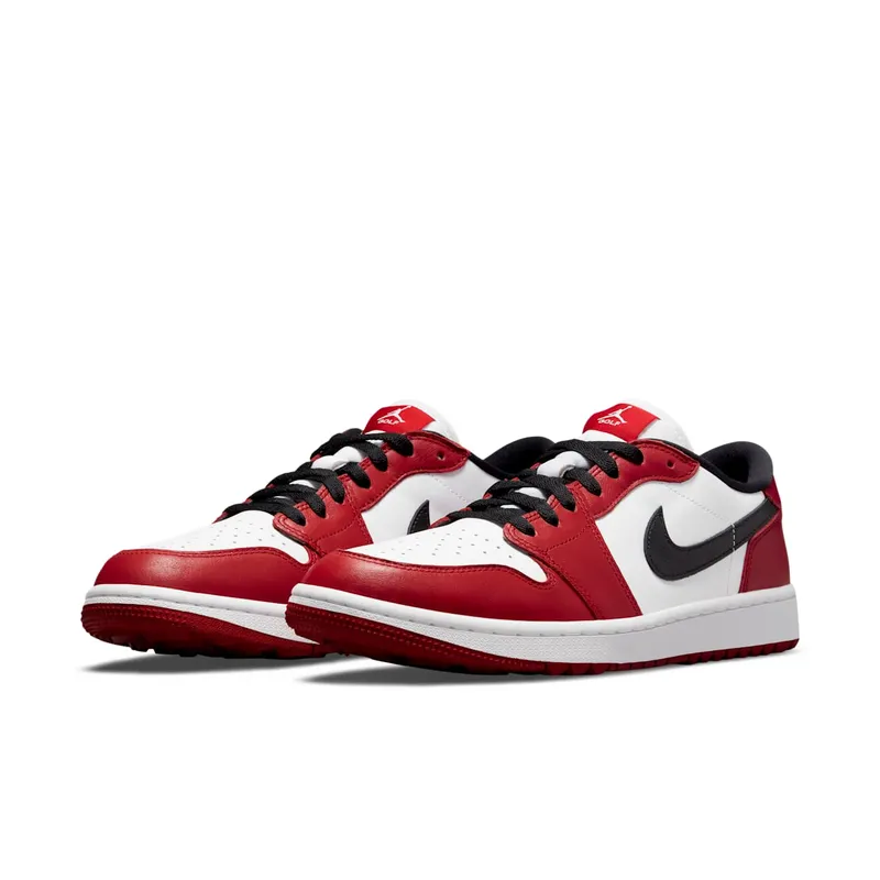 Air Jordan 1 Retro Low Golf Chicago – “Varsity Red / Black-white” (DD9315-600)