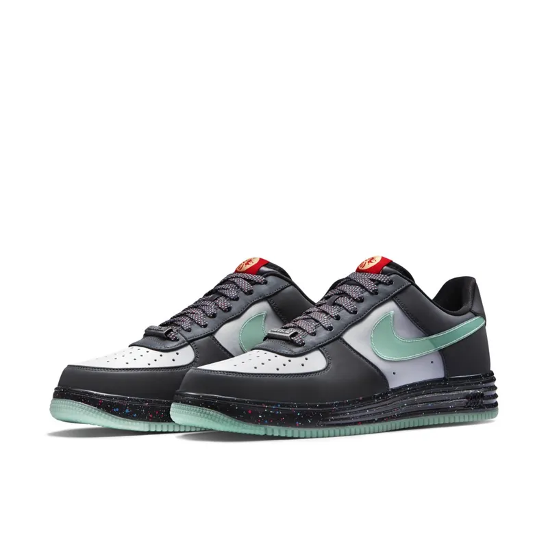 Nike  Lunar Force 1 Low Year of the Horse Wolf Grey/Green Mist-Anthracite-Black (647595-001)