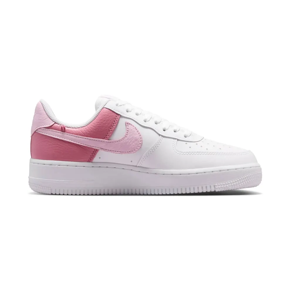 Nike Air Force 1 Low ’07 White Peony Pink Gold Charm Bracelet (IR0872-100)