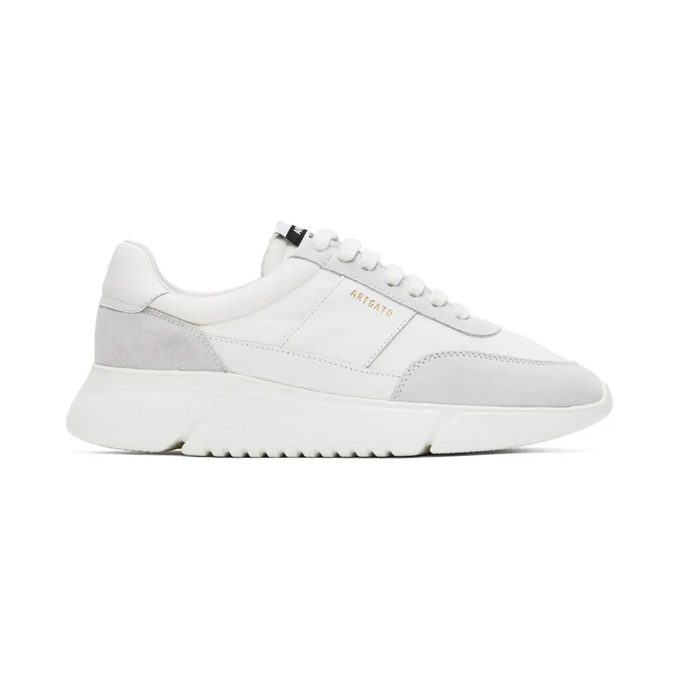 Axel Arigato White & Grey Genesis Vintage Sneakers (27571)
