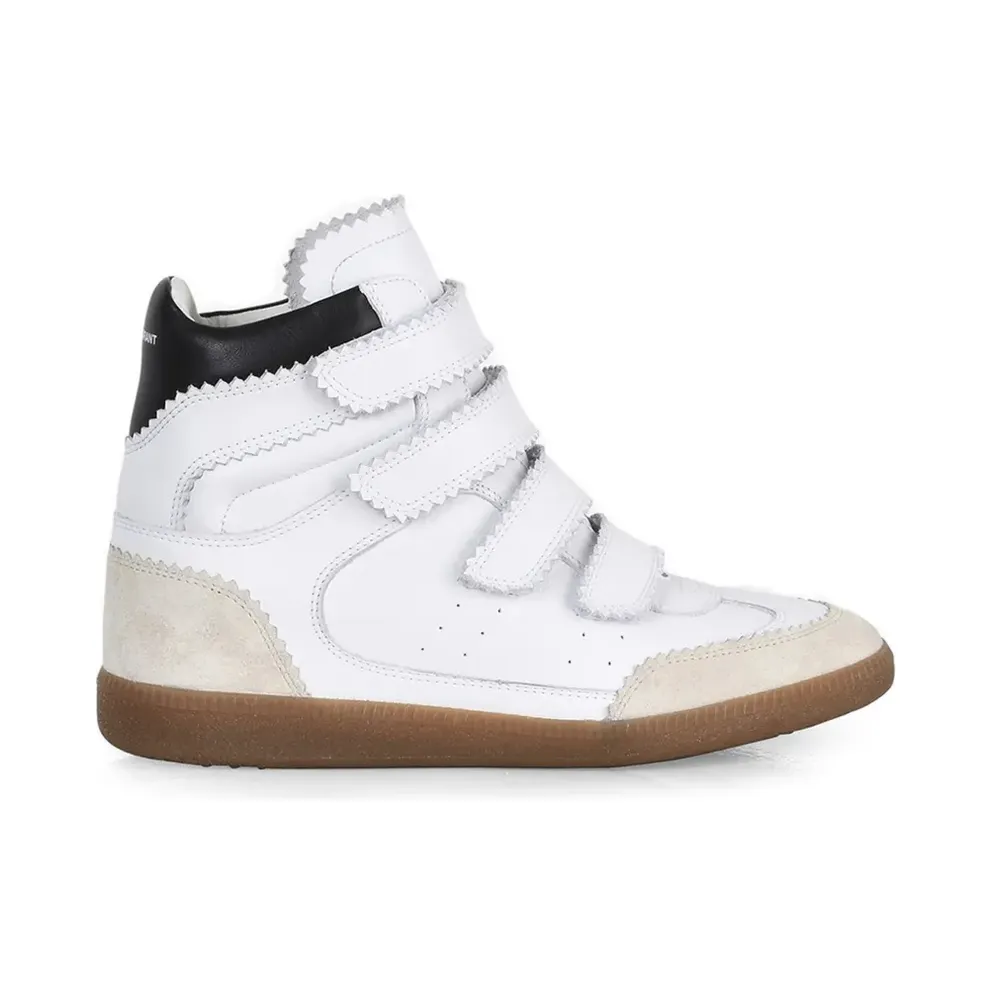 ISABEL MARANT ‘Bilsy’ High-Top-Sneakers mit verstecktem Wedge-Absatz – Schwarz (BK0015FAA1E21S)