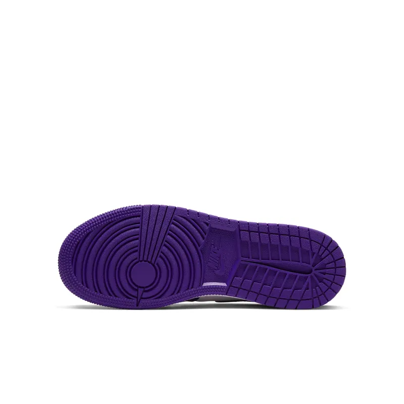 Air Jordan 1 Retro High Court Purple White (GS) (575441-500)